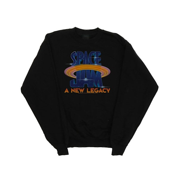 Space Jam: A New Legacy -tyttöjen elokuvan logohuppari 12-13 vuotta, musta 12-13 vuotta