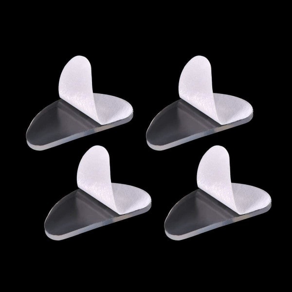 REMAKE Næsebeskyttelse til briller silikone transparent 5 par (19 mm)