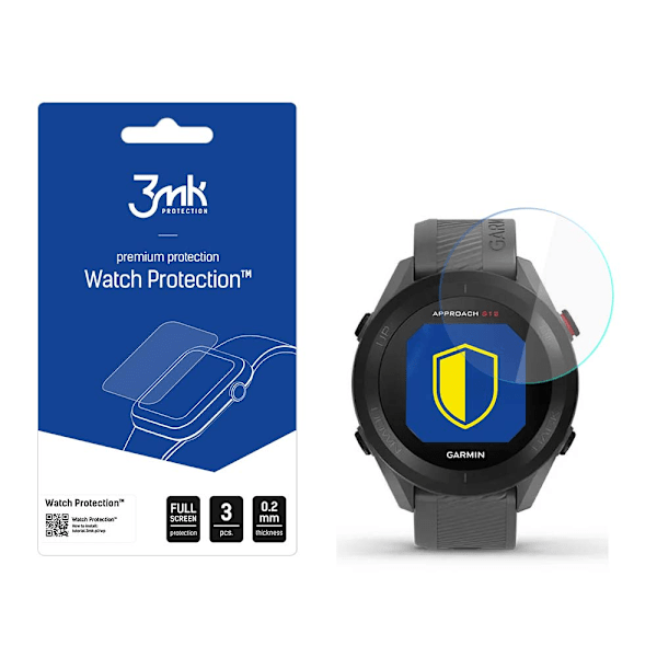 Garmin Approach S12 - 3mk Watch Protection v. FlexibleGlass Lite