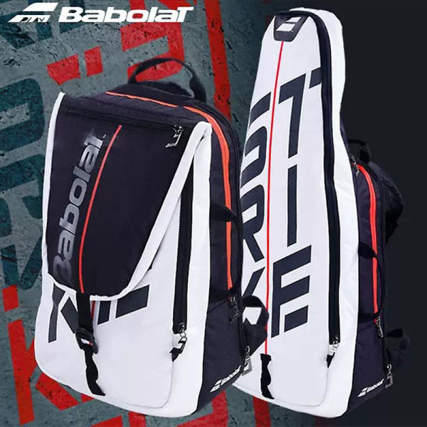 Babolat Tennisreppu Pure Wimbledon Joint Tennismaila Squash Badmintonmaila Laukku Suuri Kapasiteetti Lakka Laukku Tyyppi F