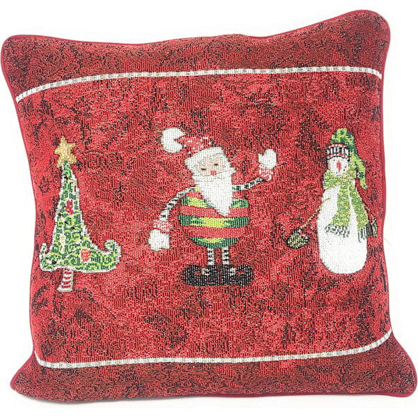 Her kommer Claus Antik Vintage Julemand Traditionel Jul Ferie Rød