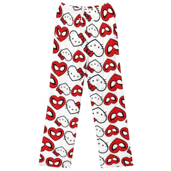 Anime Pyjamasbukser med print overalt FARVE 3 2XL COLOR 3