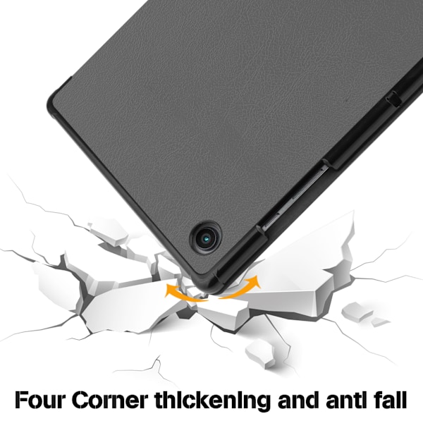 Tri-Fold Fodral för Samsung Galaxy Tab modell 2