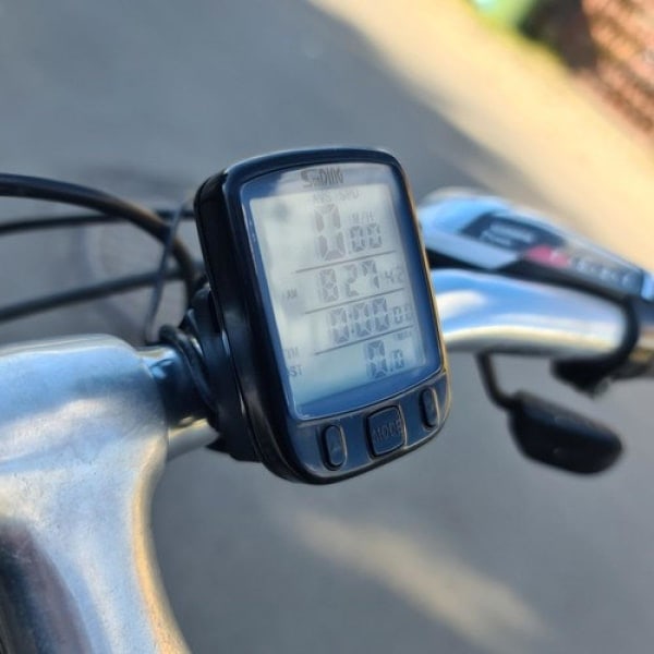 Multifunktionel Trådløs Cykelcomputer Sort