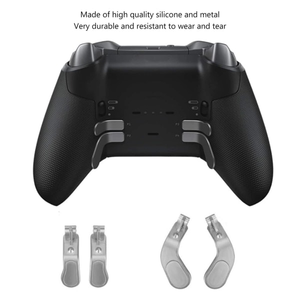 D-Pad Knappkontroller Padlar Xbox One Elite / Xbox Elite Series 2 Silver