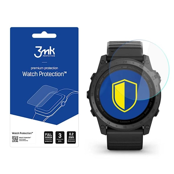 Garmin Tactix 7 - 3mk Kellon suoja v. FlexibleGlass Lite