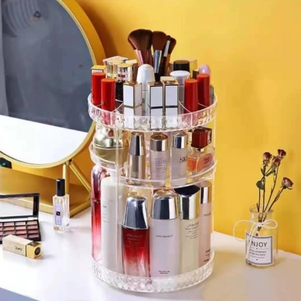 REMAKE Makeup Organizer, 360 graders roterende kosmetisk opbevaring