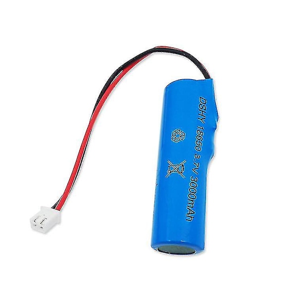 3.7V 18650 litiumbatteri XH-2P kontakt 3000mAh plus skyddskretskort batteri uppladdningsbart elektriskt leksaksbatteri