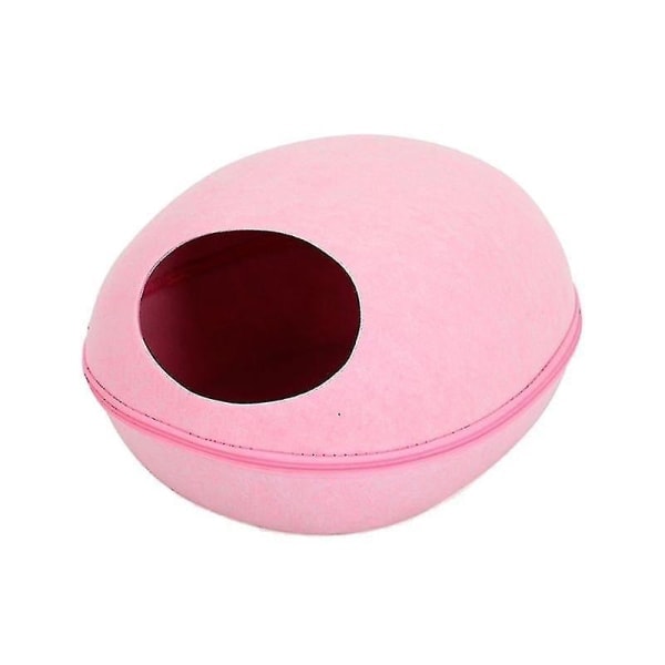 Katteseng med pute, rosa