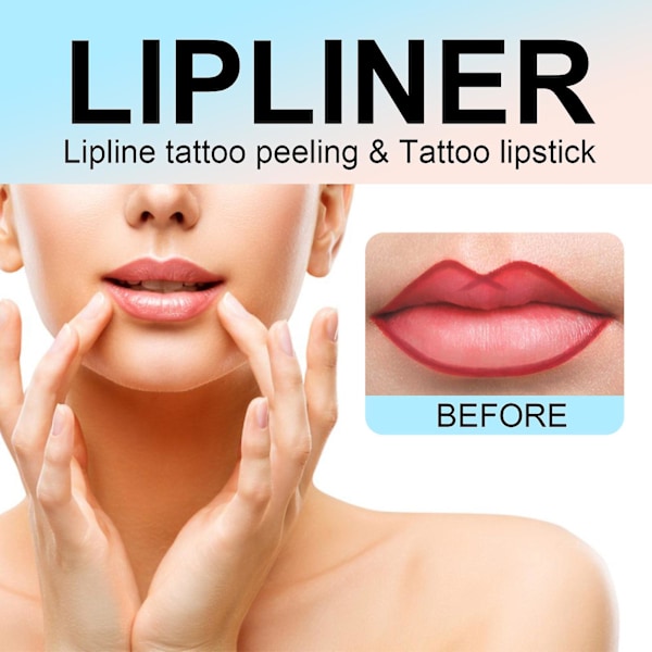 3 st Läppenna Peel Off Lip Tattoo Läppstift Långvarig Makeup Återfuktande