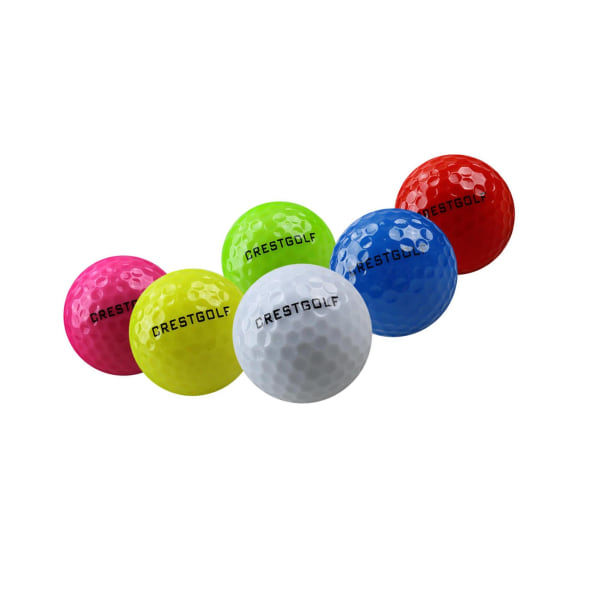 1/2 6 stk Sports LED til Golfbolde Gløder i Mørket Natlys 1 stk