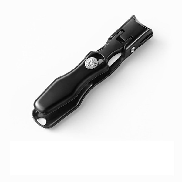 Self-locking nail clippers, large nail clippers in mysterious black Black