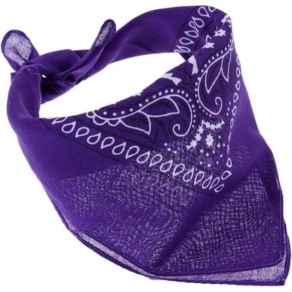 12 kpl 12 väriä 54*54cm Pakkaus Bandana Huivi Unisex Taskuliina,