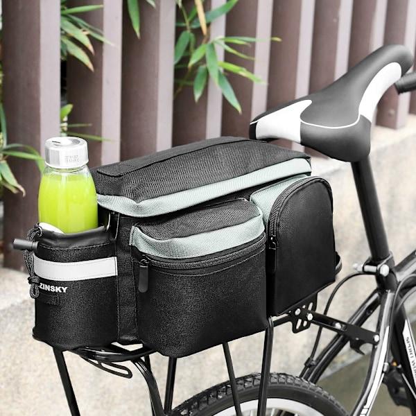 Wozinsky cykelstativtaske med skulderrem? 6l sort (WBB3BK)