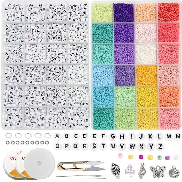 DIY Lerperlekits med macaron- og bogstavperler
