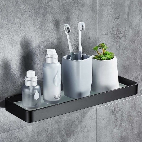 Duschshelf Väggmonterad Badrumsvagn Med Förvaringskåp Rostfri Skadafri För Kökstillbehör 30cm