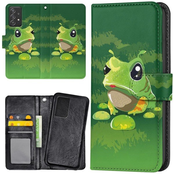 Samsung Galaxy A52/A52s 5G - Lompakko/Kuosi Frog monivärinen