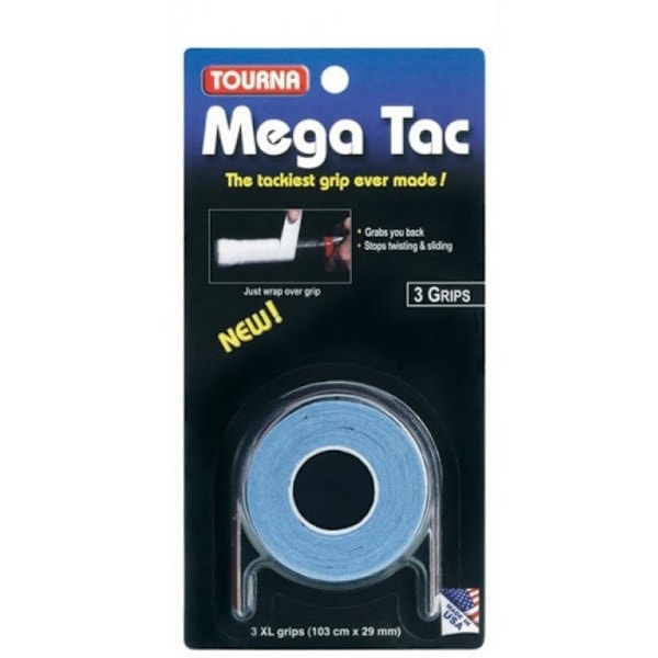 Tourna Mega Tac grebsbånd (3-pak) One Size Blå Blå One Size