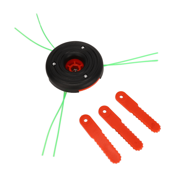 3-lehtiset muoviset terät leikkuupää matalavärähteinen ruohonleikkuri rikkakasvien poistopää korvaava sisäinen kierre M10x1.25