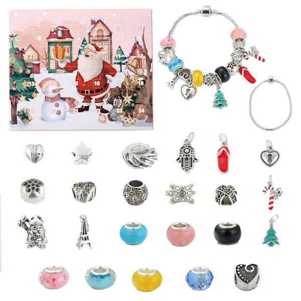 REMAKE Julekalender Armbånd for Jenter 24 Dager DIY