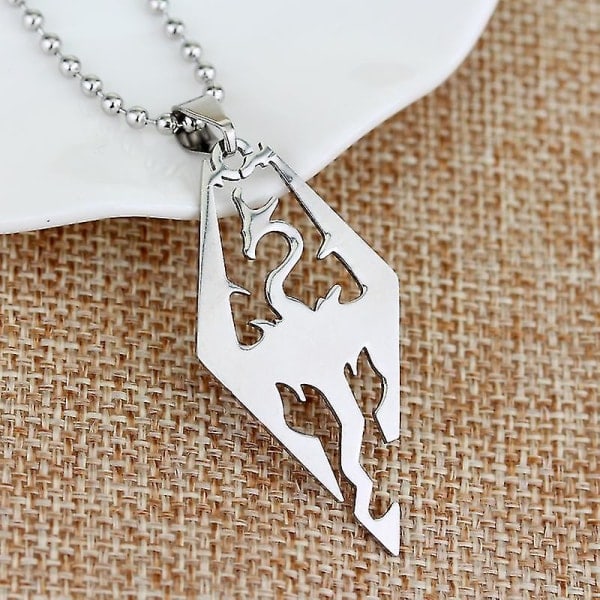 Spel The Elder Scrolls Ouroboros Halsband Hängsmycken Tes Skyrim Br