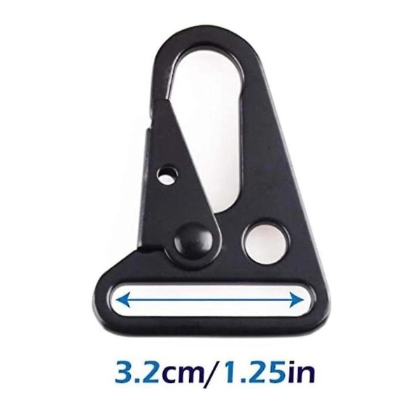 12 kpl Suurennettu Suu Clip Sling Lukko Koukku Ulkoilureppuun