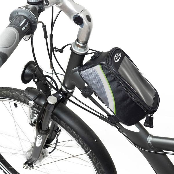 tectake Cykelväska för smartphones - 18 x 8,5 x 8,5 cm flerfärgad