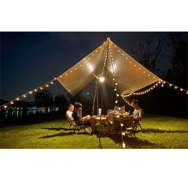 LED-stjärnlyktor 5 meter 50 lampor, semester, jul, fest, dekorativa lampor batteridrivna
