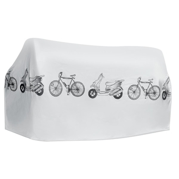 Cykelskydd - 200 x 110 x 65 cm Vit