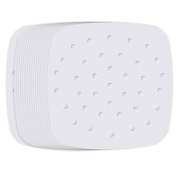 Engångs Luftfritöspapper, non-stick 200-pack Vit 20,5 cm