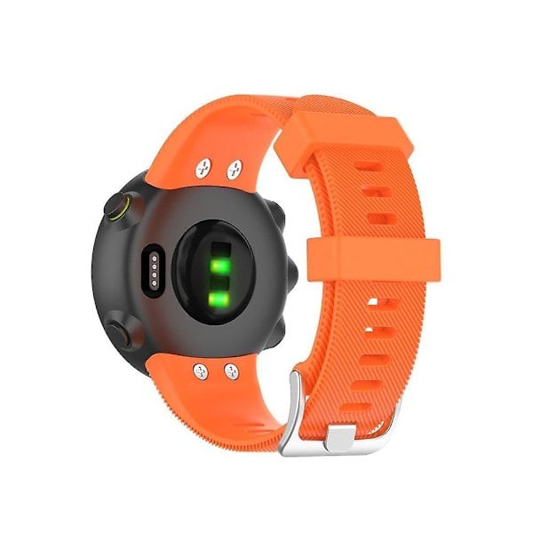 Orange silikonarmband för Garmin Forerunner 45 /