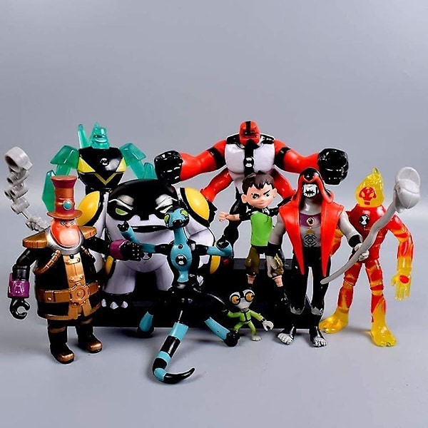 Ben 10 Actionfigur Omnitrix Figur Monster Modell Leke Sett