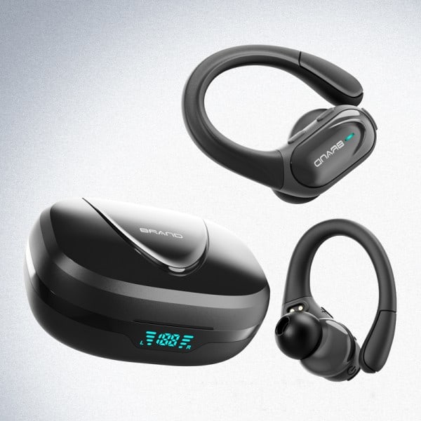 Trådløse hovedtelefoner Bluetooth 5.1 sorte