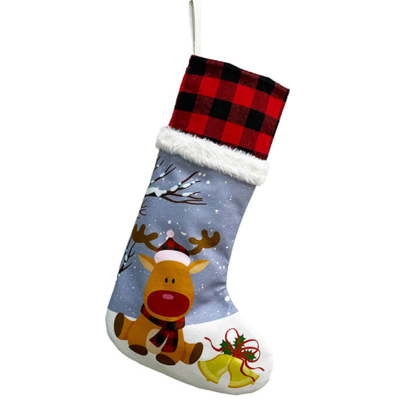 Christmas stockings, ornaments for Christmas tree hanging decor