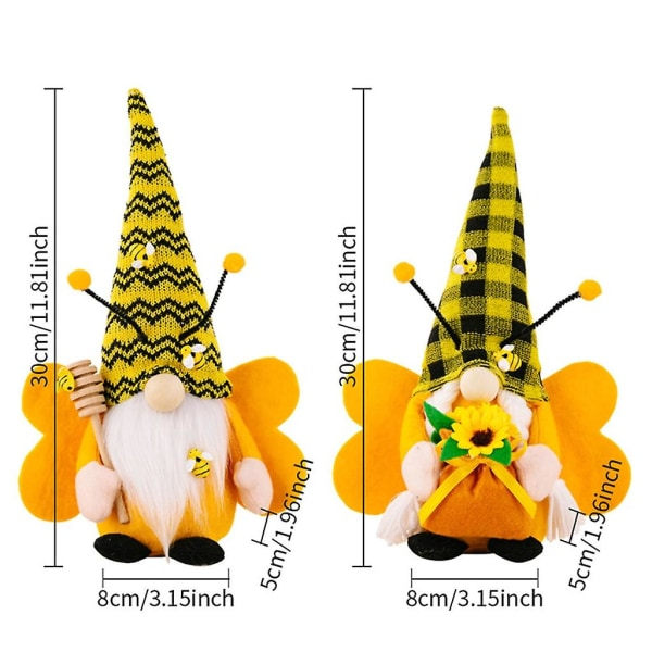 Bi Festival Stripe Gnome Bryllup Bursdag Nyttår Dekorasjon S Mann
