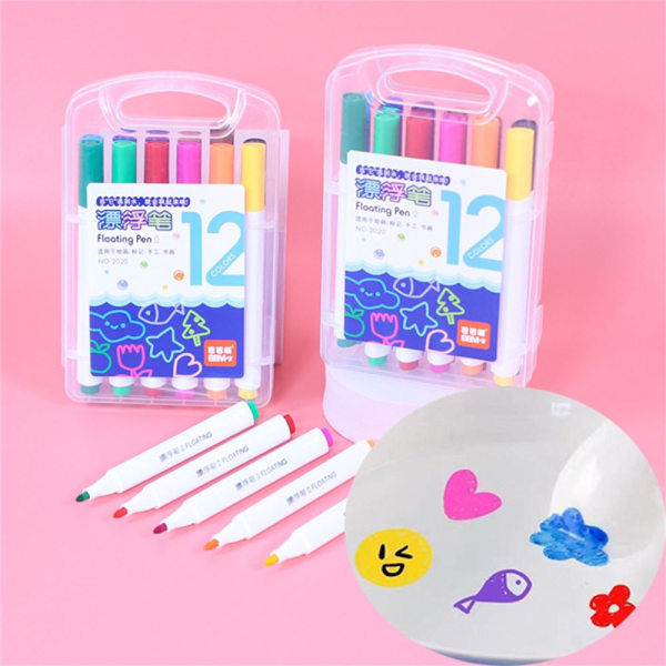 REMAKE 12-pack Magiska Vattenfärgspennor för Whiteboard