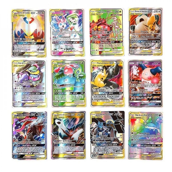 REMAKE Cards Børneslagskamp Gx Ex Collection Handelskort Sjov Gave Børn Engelsk Version Legetøj