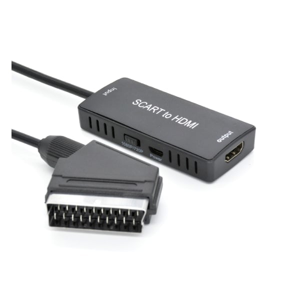 Scart til HDMI-konverteradapter 1080P