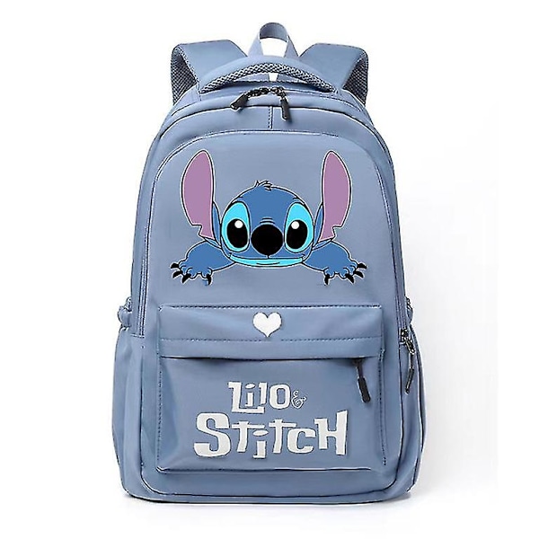 Anime Stitch -reppu Anime-reppu Lapset Koululaukut Tytöt Päiväreppu Lapset Nuorten Laukut Kawaii Vedenpitävä Suuri Kapasiteetti Koululaukku style 5