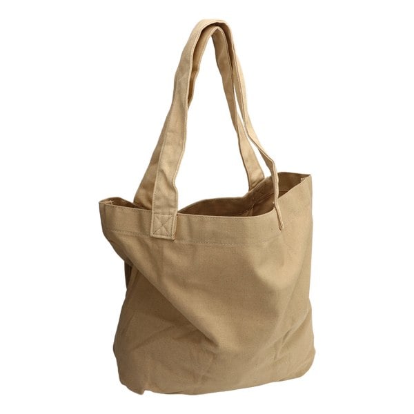 Yogamatta Väska Bärbar Förvaring Canvas Bärväska Axelväska 2 Lager med Blixtlås Khaki