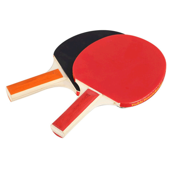 Bordtennisracket med 3 baller, 2-pakning