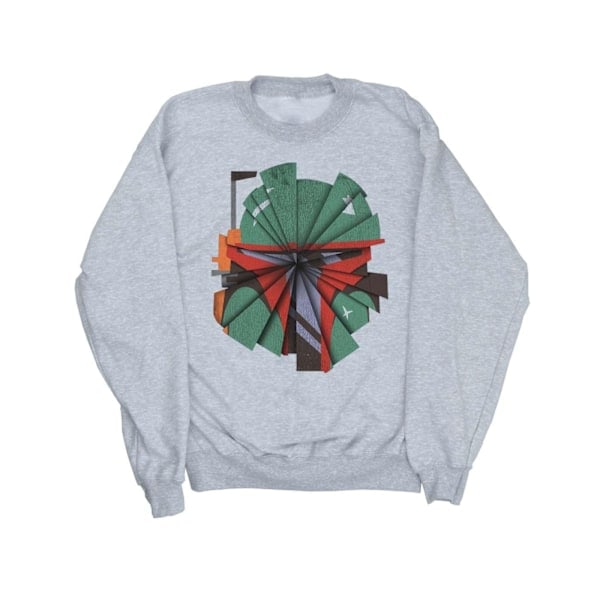 Star Wars Drenge A New Hope Lukket Boba Fett Sweatshirt 7-8 År Sports Grå 7-8 År