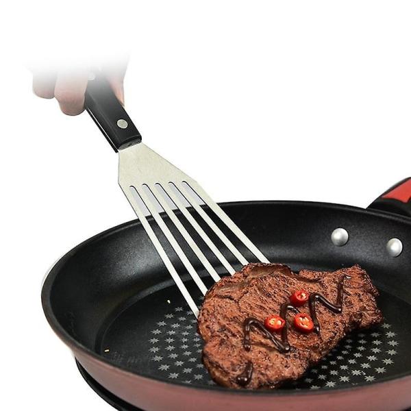 Steak Spatel med Hål, Metallkaka Vändare, Icke-klibbig Spatel, Kockverktyg
