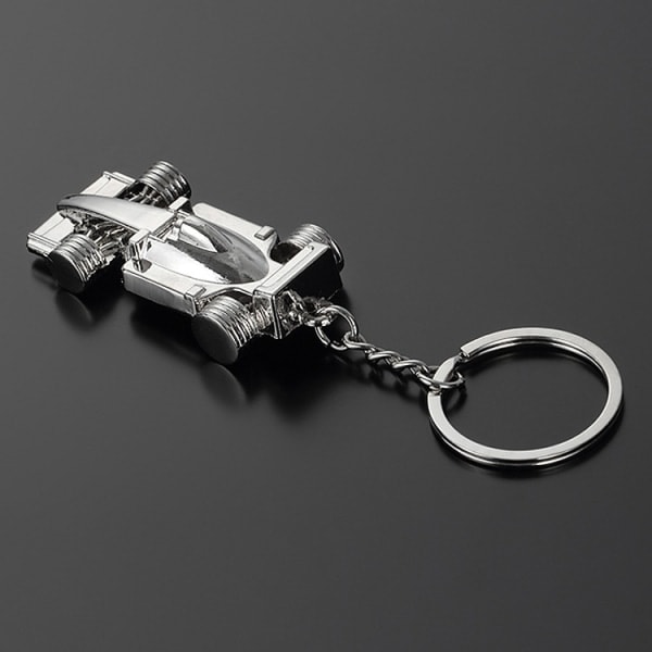 3 st F1 Metalliska Bilnyckelringar Tillbehör för Din Nyckel eller Display Perfekt för Fars Dag Födelsedag Jul för Racingfans