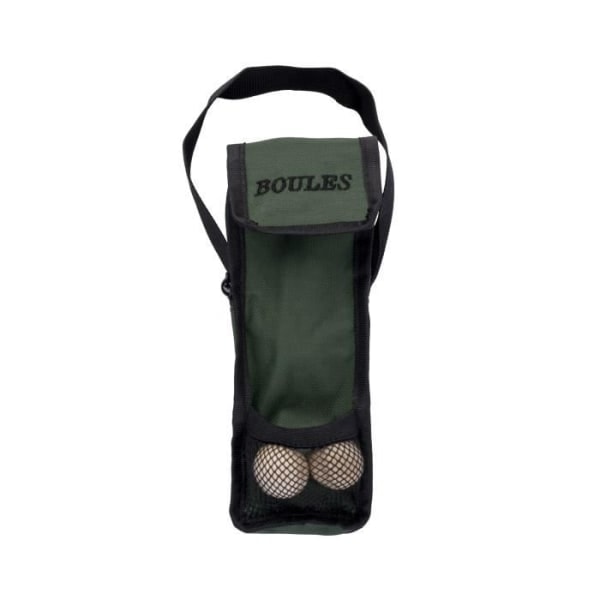 Kolmen pallon Jeu de Boules -petankkipussi Yläaukko Koko: 23 x 8,5 x 5 cm
