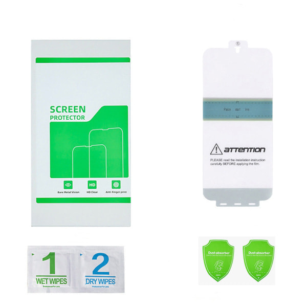 HD skjermbeskytter for Google Pixel 6/7/8 Pro 2-pakning Google Pixel 6 Pro