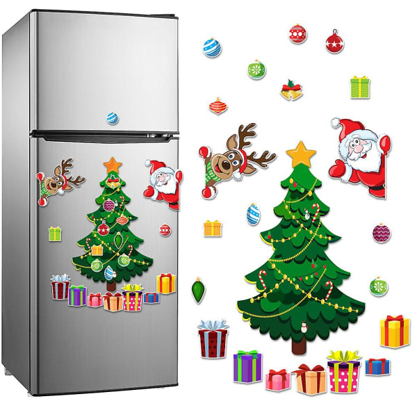 Style 1 Christmas Fridge Magnets Cute Christmas Decorations Magnetic For Fridge Boards Door Wall Party Gifts