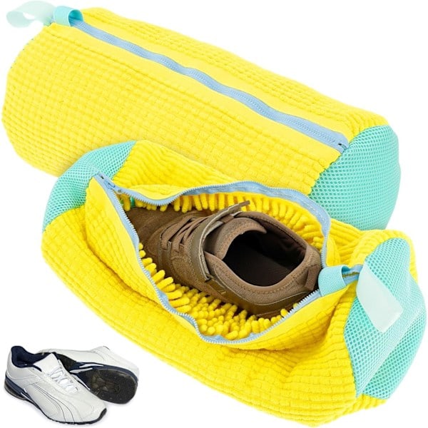 REMAKE Pcs Shoe Wash Bags, Zipper Shoe Cleaning Bag, Shoe Wash Bag, Reusable, Lightweight and Portable