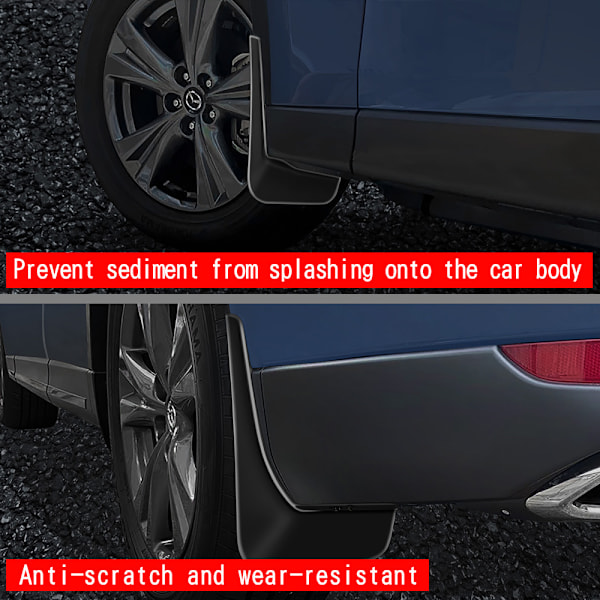 Biltilbehør til Mazda CX-60 2022 2023 Stænklapper Mud Guards Bil Dele Llwl