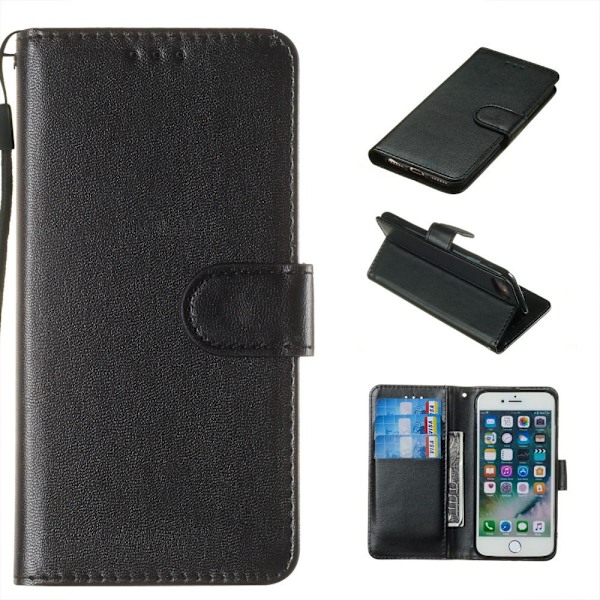 iPhone 7/8/SE (2020/2022) - Wallet Case - Sort